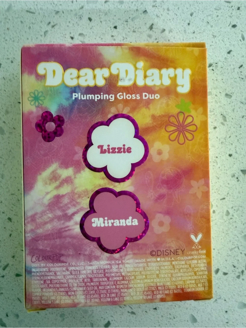ColourPop Dear Diary Plumping Gloss Duo in Pink & Yellow-Orange